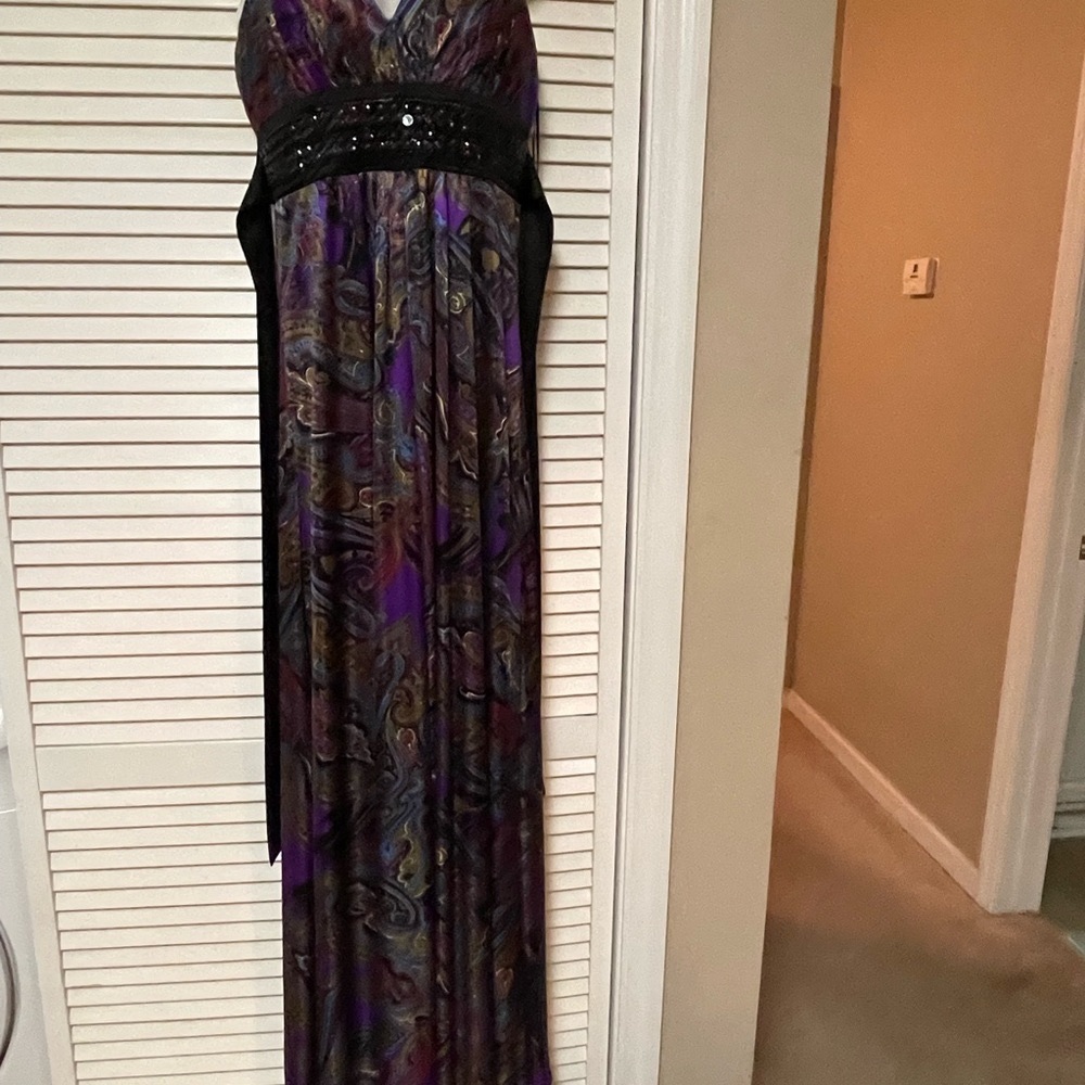 Paisley long dress